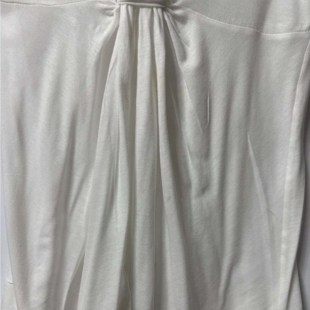 Splendid Top, S, White,Sleeveless, V Neck w/ gathered front Excellent Condition - Picture 5 of 11